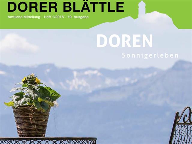 Nächste Ausgabe - Dorer Blättle