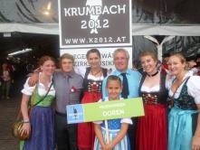 Musikverein Doren beim Bezirksmusikfest Krumbach