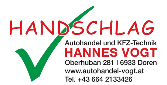 Handschlag Hannes Vogt