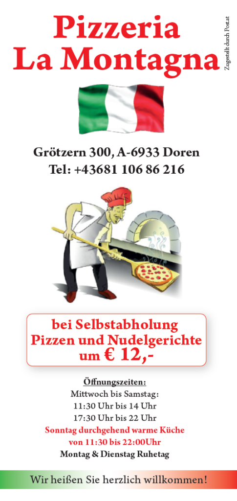 Flyer Pizzeria 2022